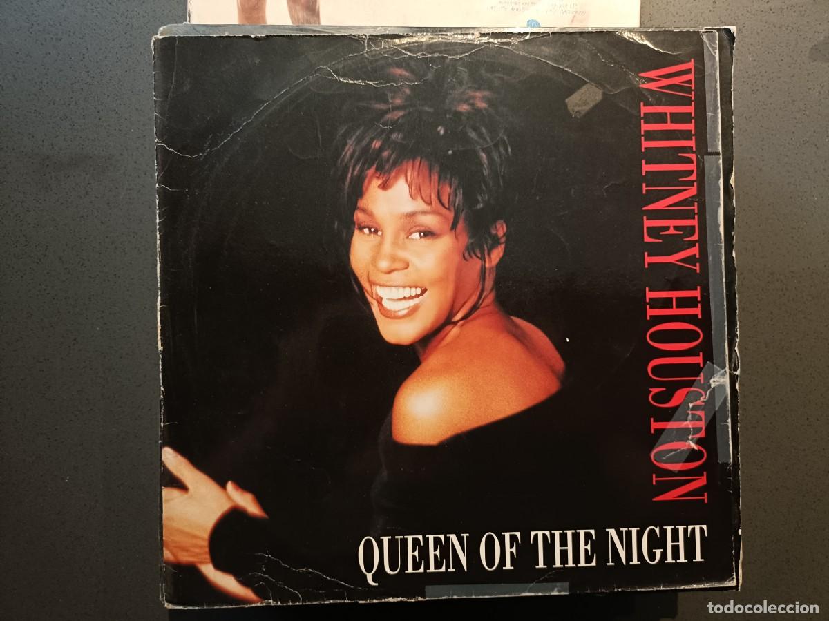 Discos de vinilo: Whitney Houston &ndash; Queen Of The Night - Maxi Single sello Arista 1993