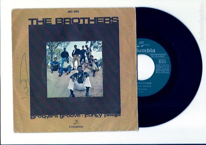 Discos de vinilo: THE BROTHERS. Brothers groove. Funky paella. (vinilo single 1971)