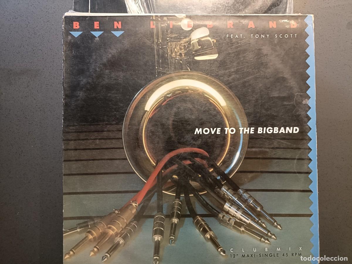 Discos de vinilo: Ben Liebrand feat Tony Scott - Move to the big band - Maxi Single sello EPIC 1990