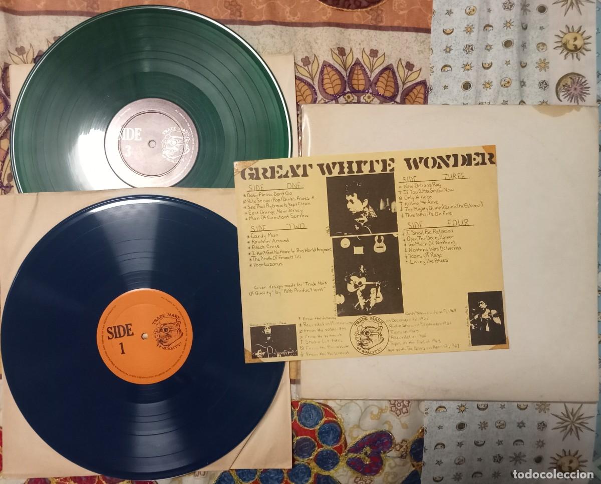 Discos de vinilo: Bob Dylan Great White Wonder classical studio performances, Usa pressing in cv, very hard to find!!