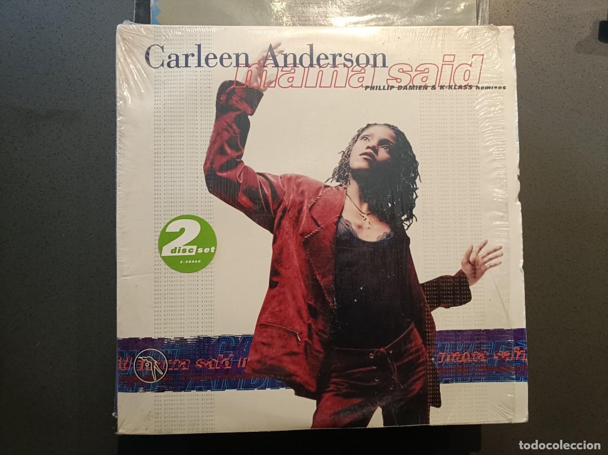 Discos de vinilo: Carleen Anderson - Mama Said - Doble Maxi Single sello Virgin 1994