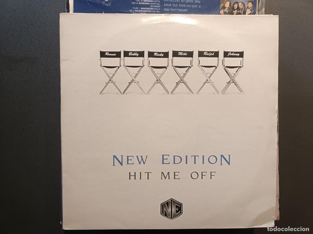 Discos de vinilo: New Edition - Hit Me Off - Maxi Single sello MCA 1996