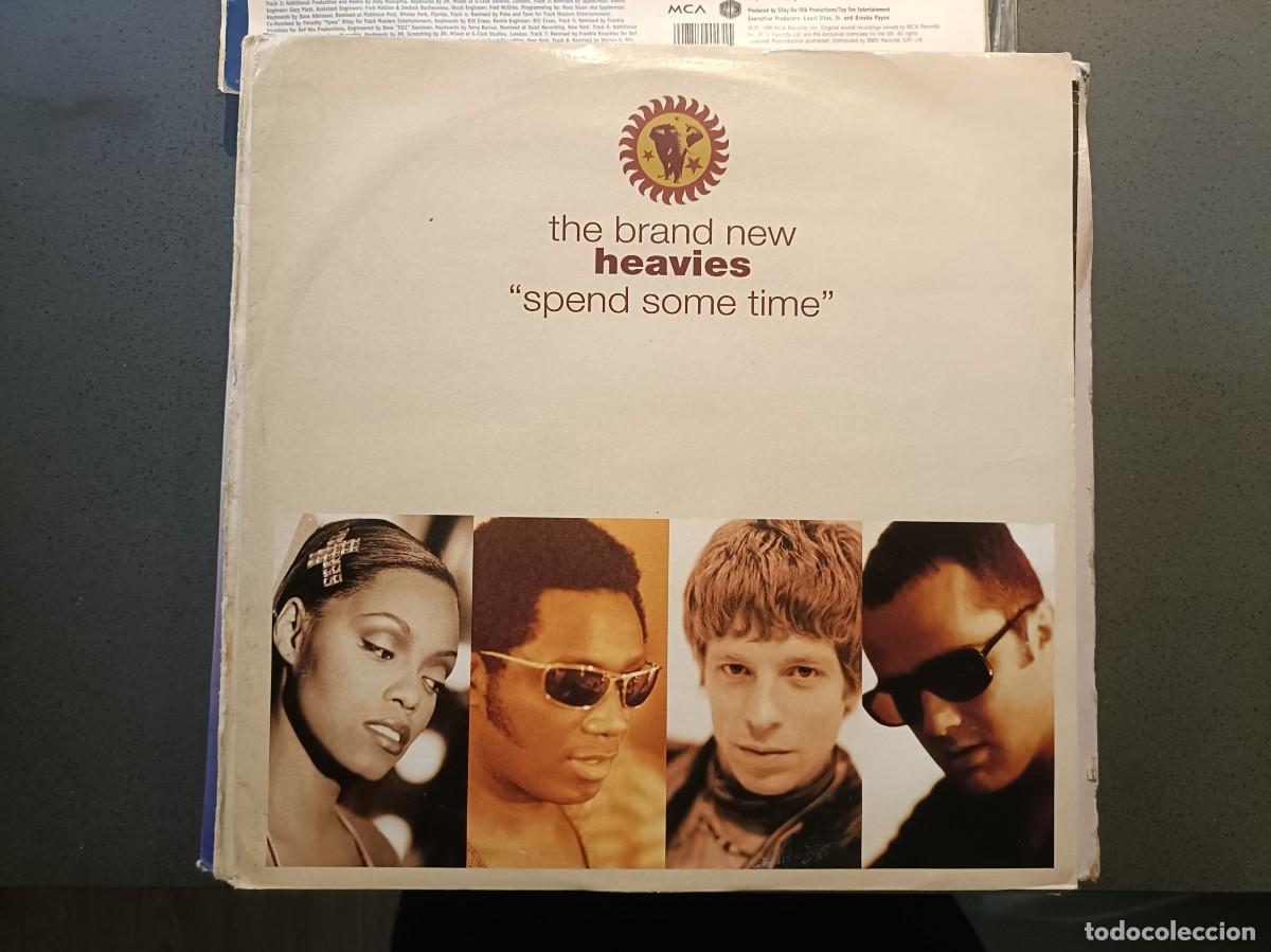 Discos de vinilo: The Brand Nwe Heavies - Spend Some Time - Maxi Single 1994