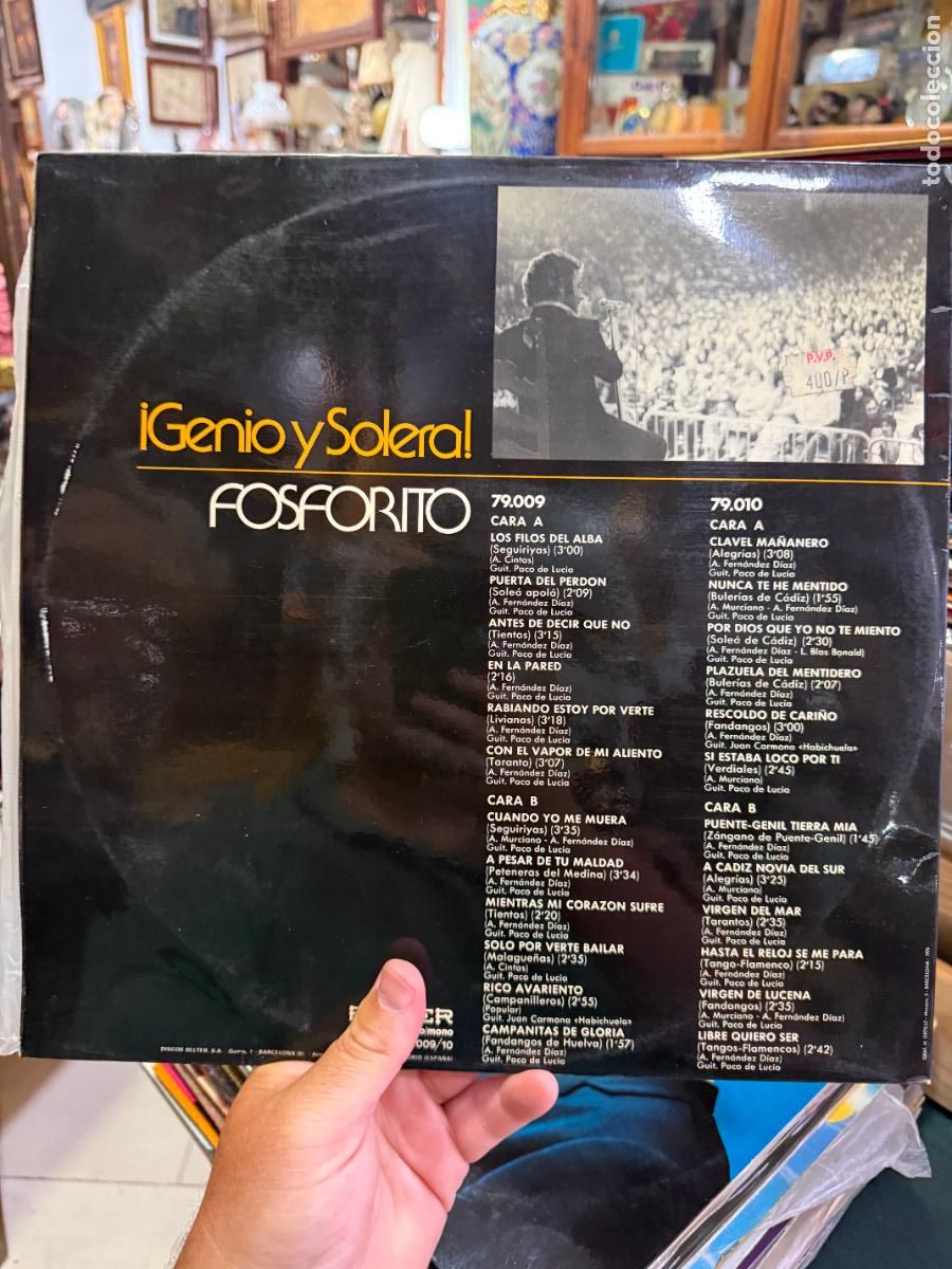 Discos de vinilo: LP &iexcl;GENIO Y SOLERA! - FOSFORITO - Foto 2