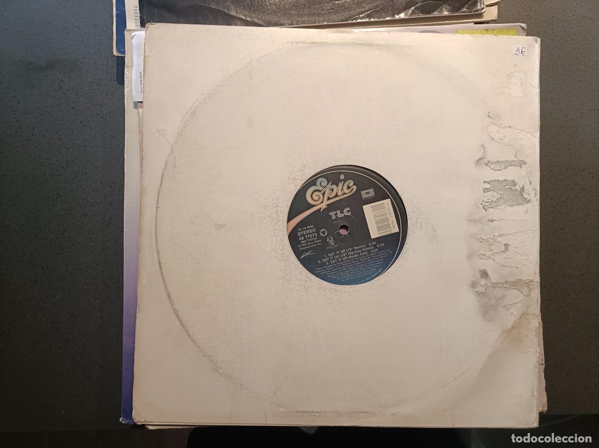 Discos de vinilo: TLC - Get It Up - Maxi Single sello EPIC 1993 - Foto 2