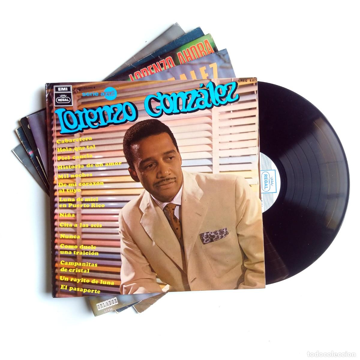 Discos de vinilo: LORENZO GONZALEZ Lote 5 LP Cabaretera Ahora Asi Canta Boleros Y Otros Grandes Exitos