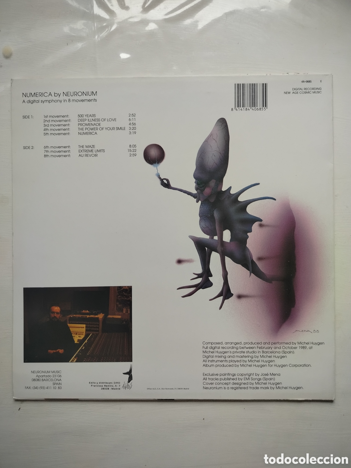 Discos de vinilo: Neuronium LP Num&eacute;rica - Foto 2