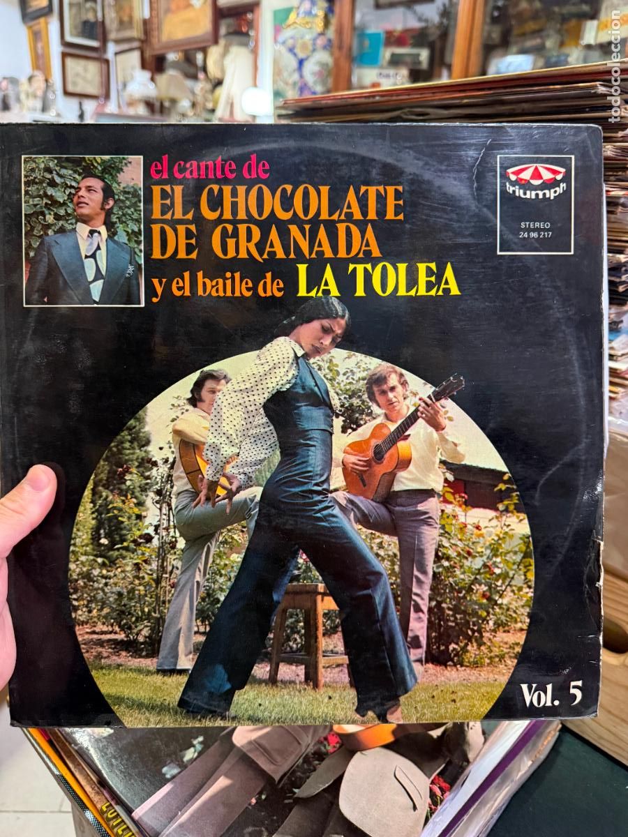 Discos de vinilo: LP EL CHOCOLATE DE GRANADA Y EL BAILE DE LA TOLEA