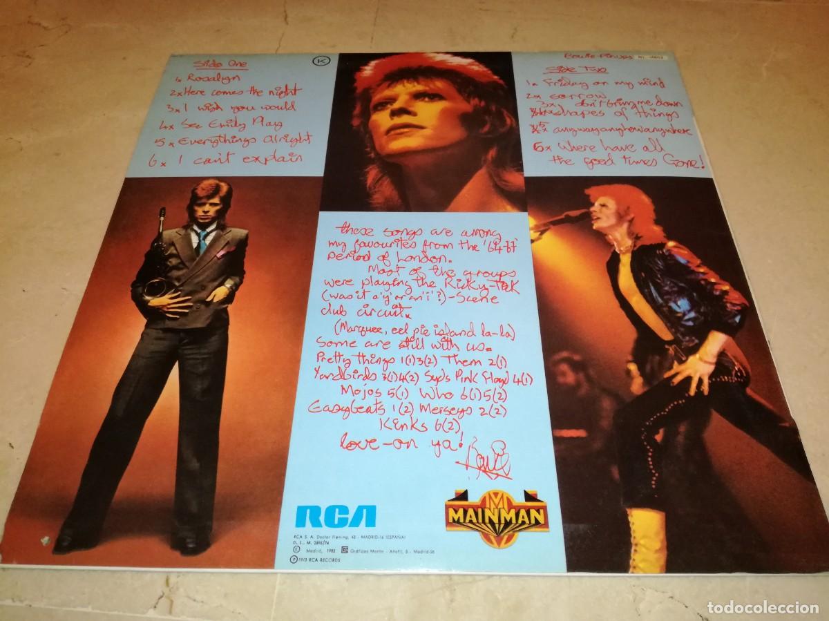 Discos de vinilo: DAVID BOWIE-PINUPS-EDICI&Oacute;N ESPA&Ntilde;OLA - Foto 2