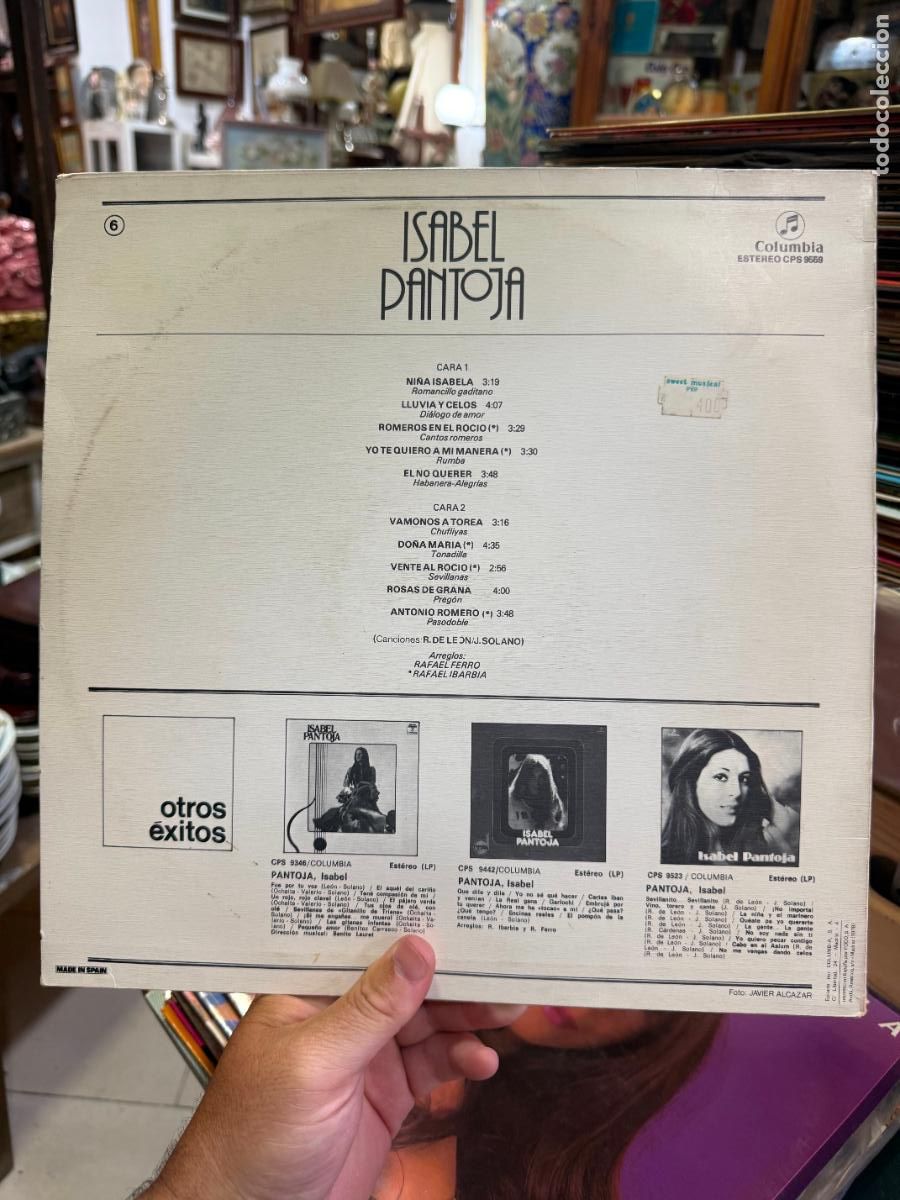 Discos de vinilo: LP ISABEL PANTOJA -- - Foto 2