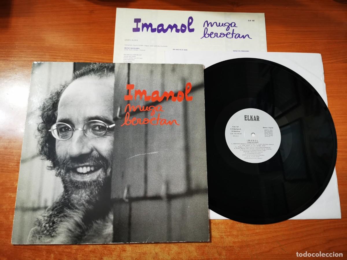 Discos de vinilo: IMANOL Muga beroetan LP VINILO DEL A&Ntilde;O 1989 CON ENCARTE CONTIENE 11 TEMAS
