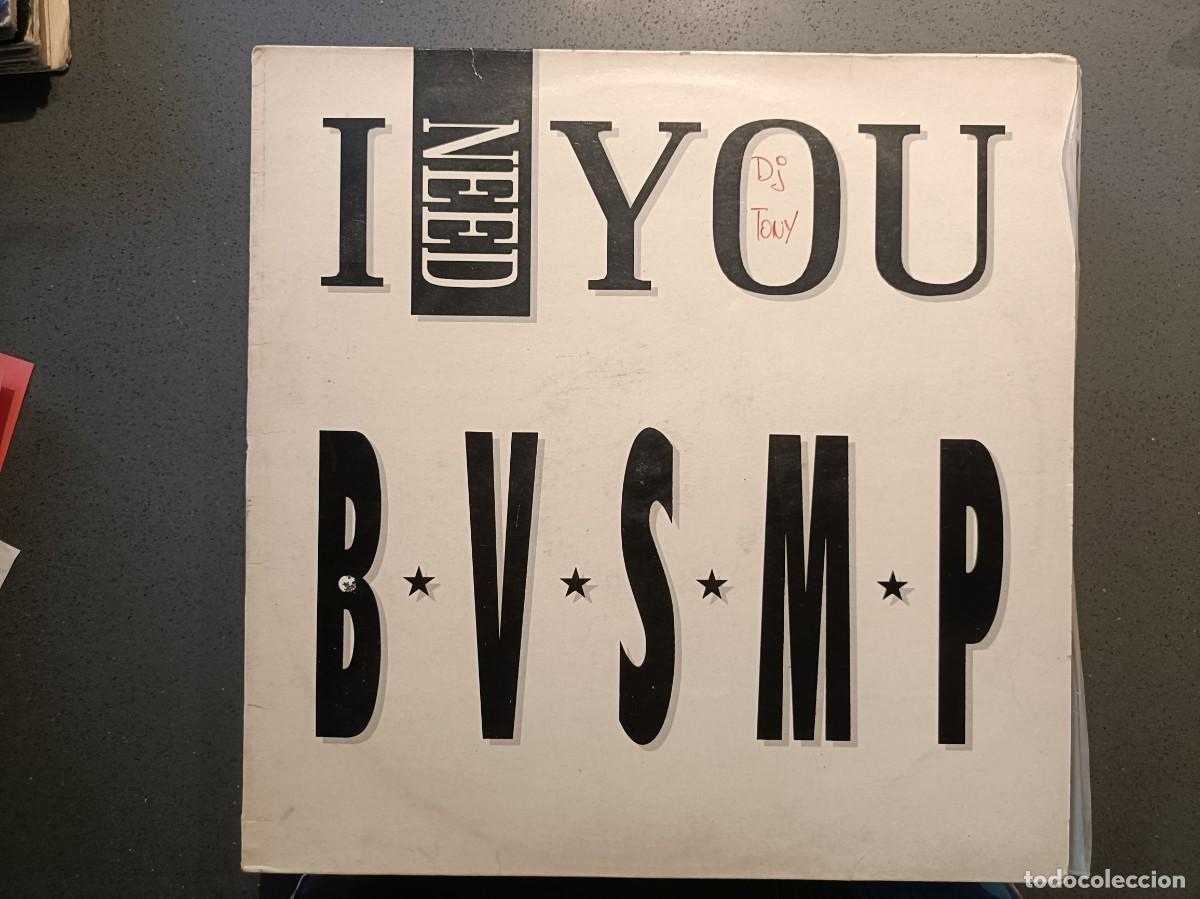 Discos de vinilo: B.V.S.M.P. - I Need You - Maxi Single Boy Records 1988