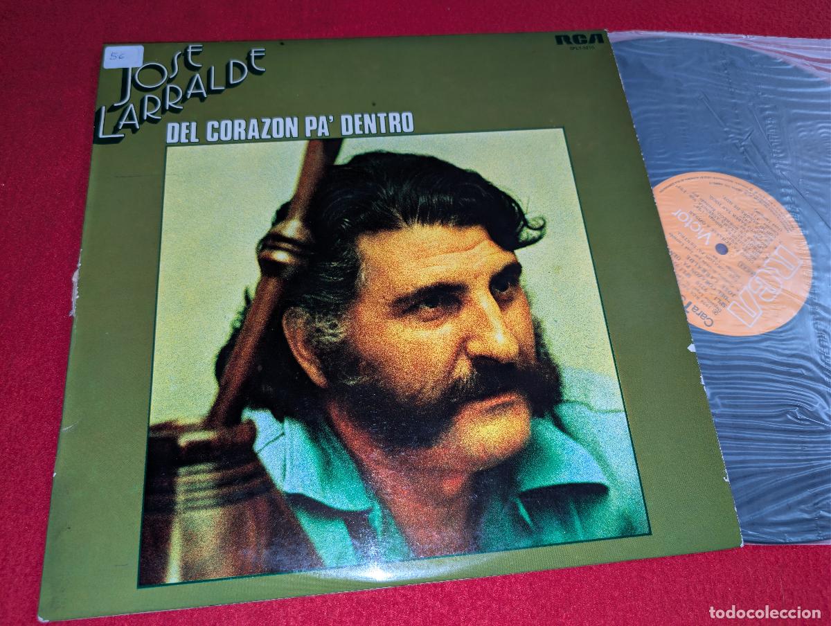 Discos de vinilo: JOSE LARRALDE Del corazon pa' dentro LP 1975 RCA Victor ESPA&Ntilde;A SPAIN