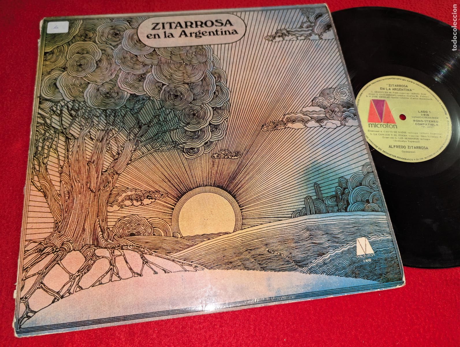 Discos de vinilo: ALFREDO ZITARROSA En la Argentina LP 1973 Microfon ARGENTINA