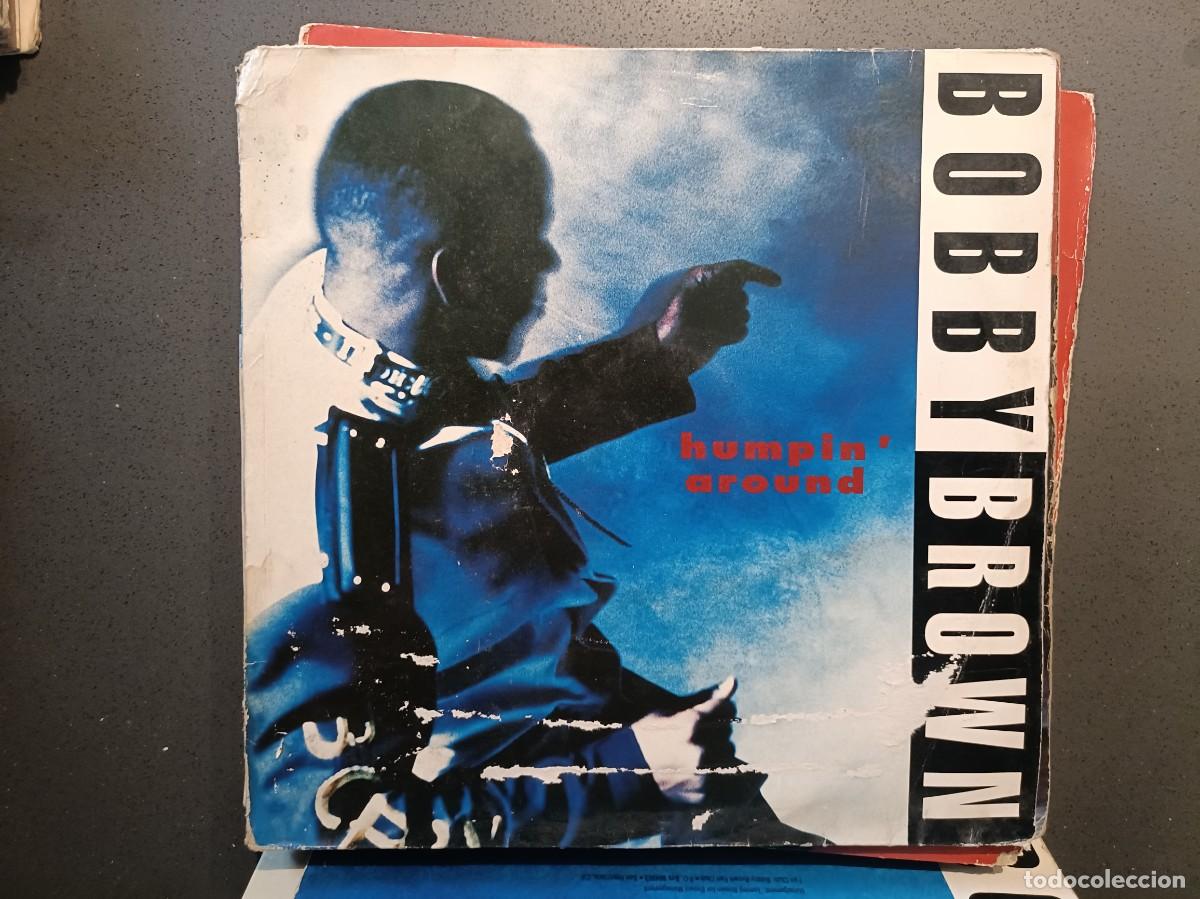 Discos de vinilo: Bobby Brown - Humpin&acute; Around - Maxi Single sello MCA