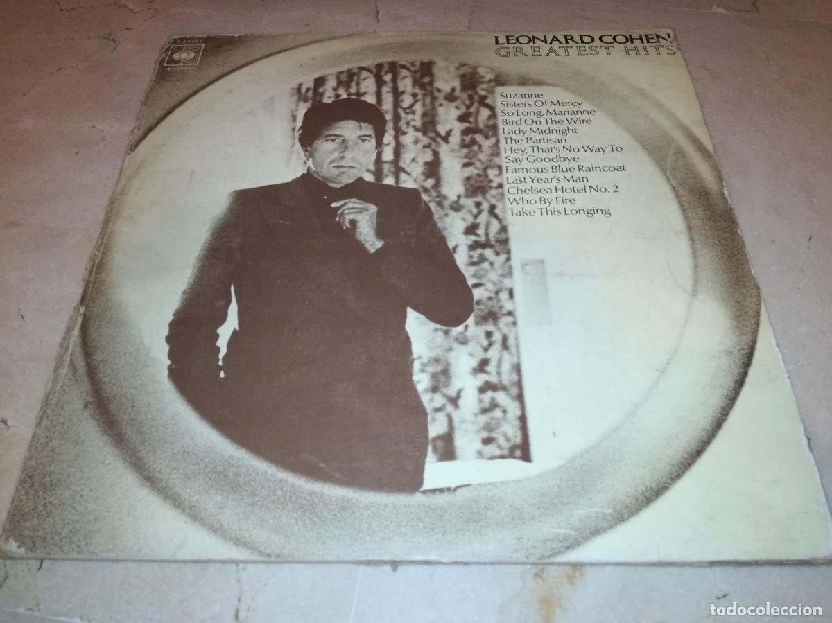 Vinyl records: LEONARD COHEN-GREATEST HITS-CONTIENE ENCARTE-EDICION ESPA&Ntilde;OLA