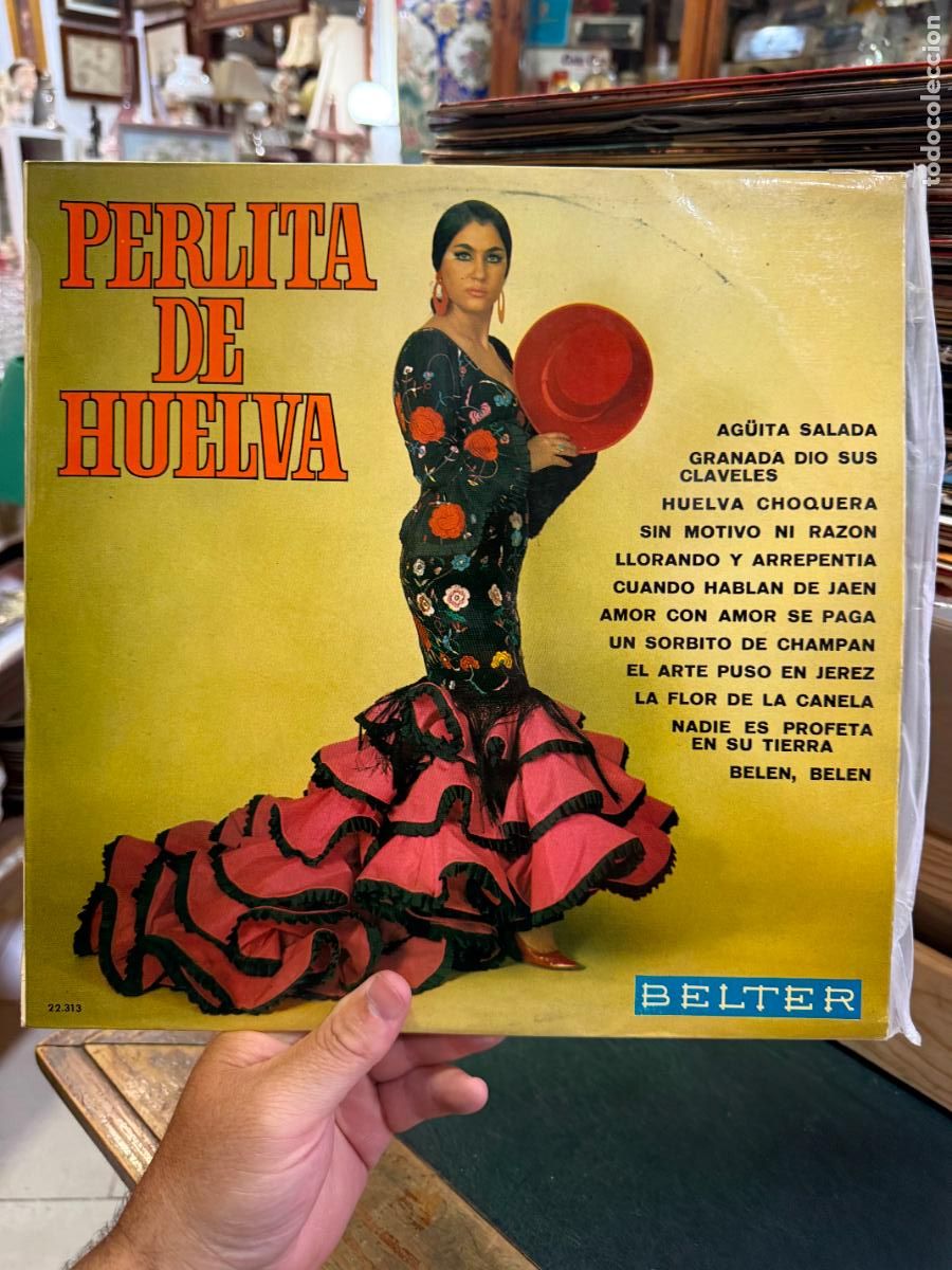 Discos de vinilo: LP PERLITA DE HUELVA