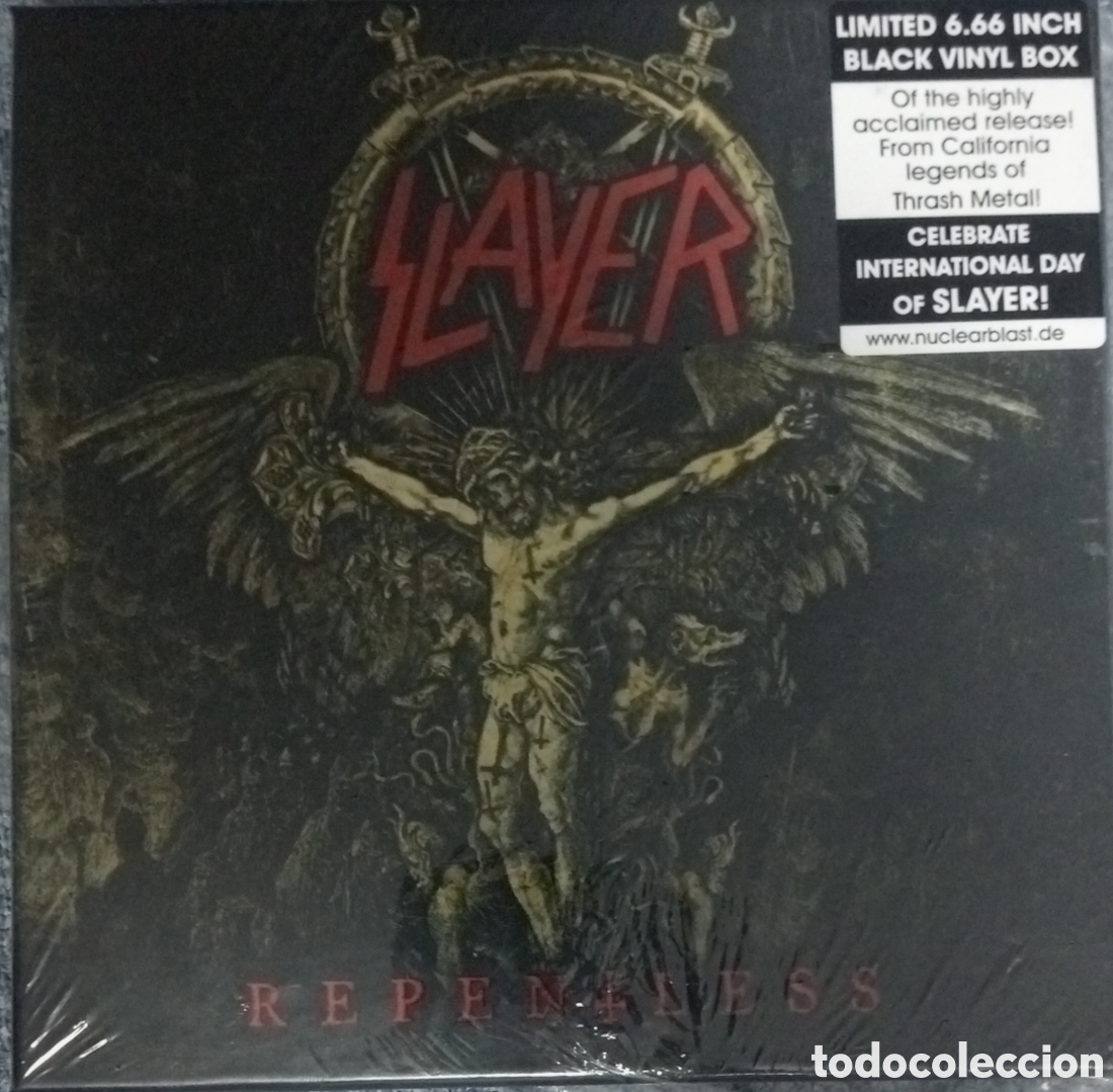 Discos de vinilo: Slayer - Repentless / 6 x 6 1/2 &rdquo; Limited Edition / Europa 2018 / Precintado
