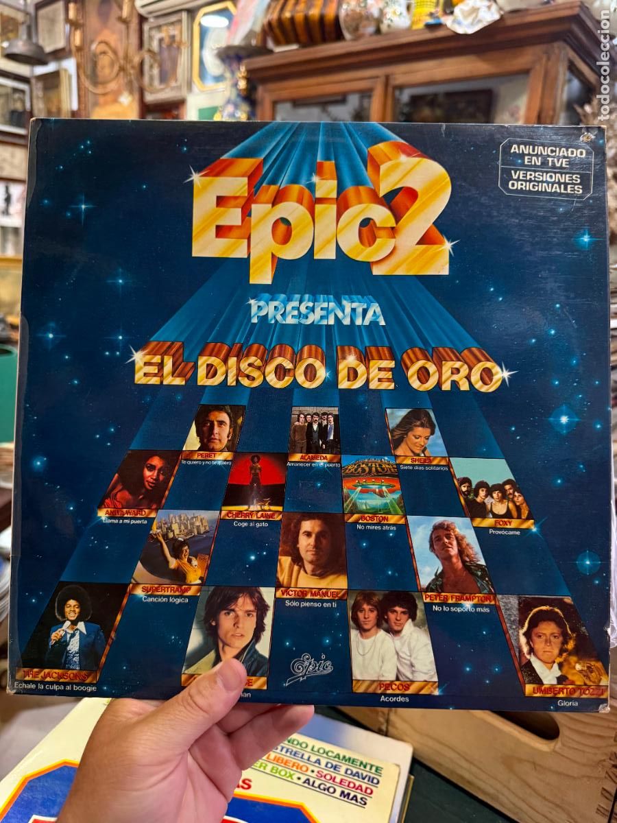 Discos de vinilo: LP EPIC 2 PRESENTA EL DISCO DE ORO