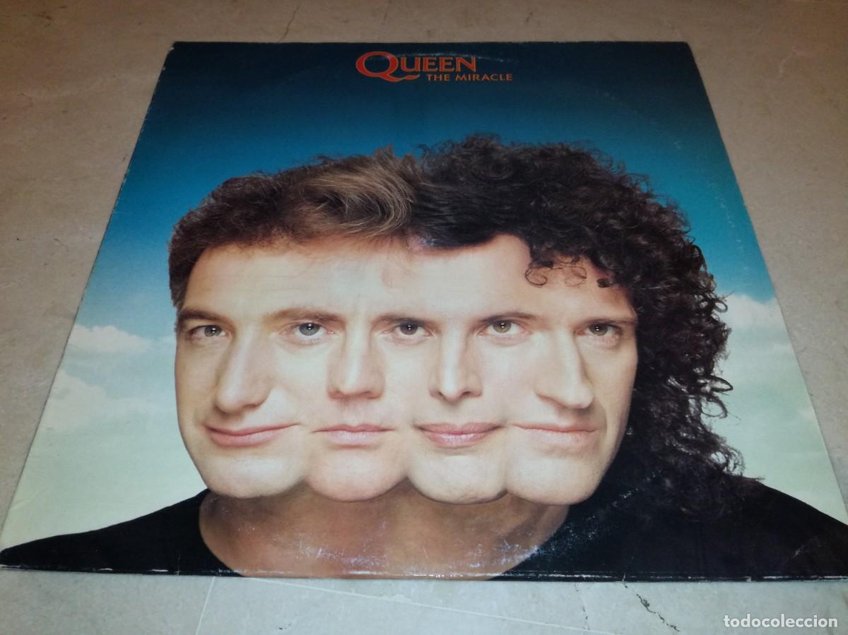 Discos de vinilo: QUEEN-THE MIRACLE-CONTIENE ENCARTE-ORIGINAL ESPA&Ntilde;OL 1989