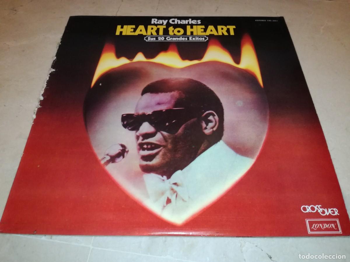 Discos de vinilo: RAY CHARLES-HEART TO HEART-ORIGINAL ESPA&Ntilde;OL 1980-SUS 20 GRANDES EXITOS-PROMOCIONAL