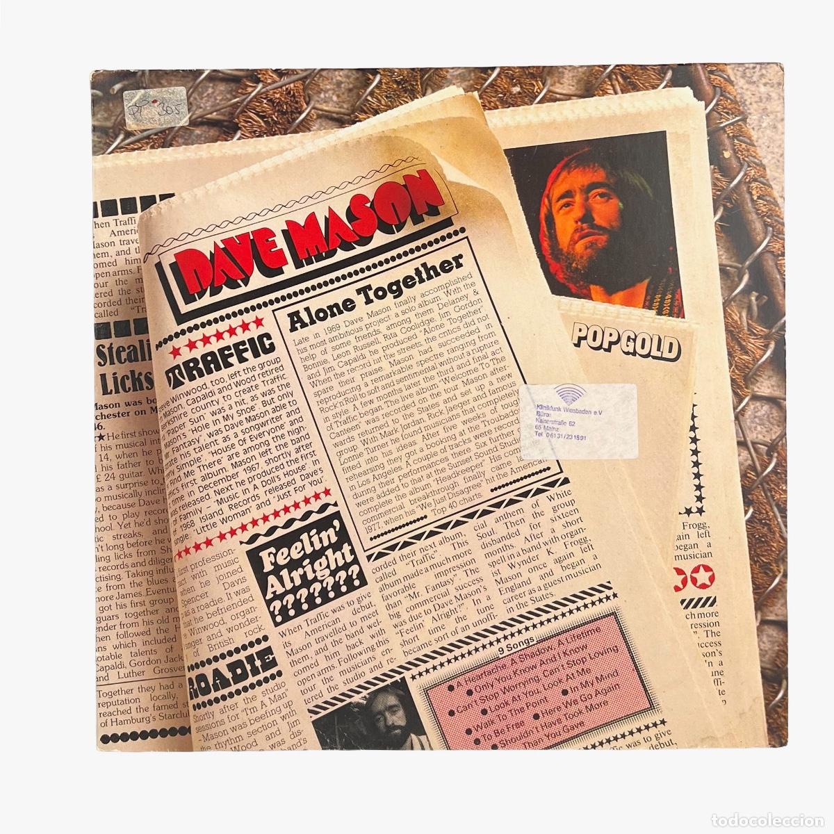 Discos de vinilo: LP. Dave Mason. Pop Gold (VG+/VG)