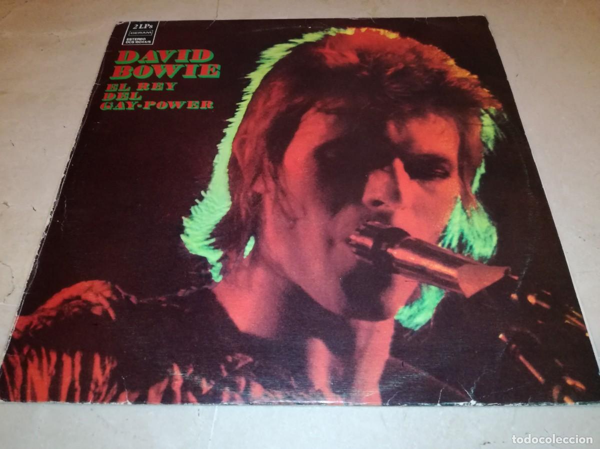 Discos de vinilo: DAVID BOWIE-EL REY DEL GAY-POWER-DOBLE LP-EDICI&Oacute;N ESPA&Ntilde;OLA