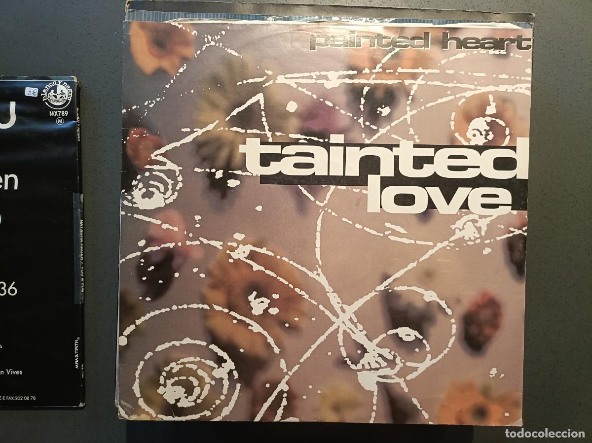 Discos de vinilo: Painted Heart - Trainted Love - Maxi Single Hlow Up 1994
