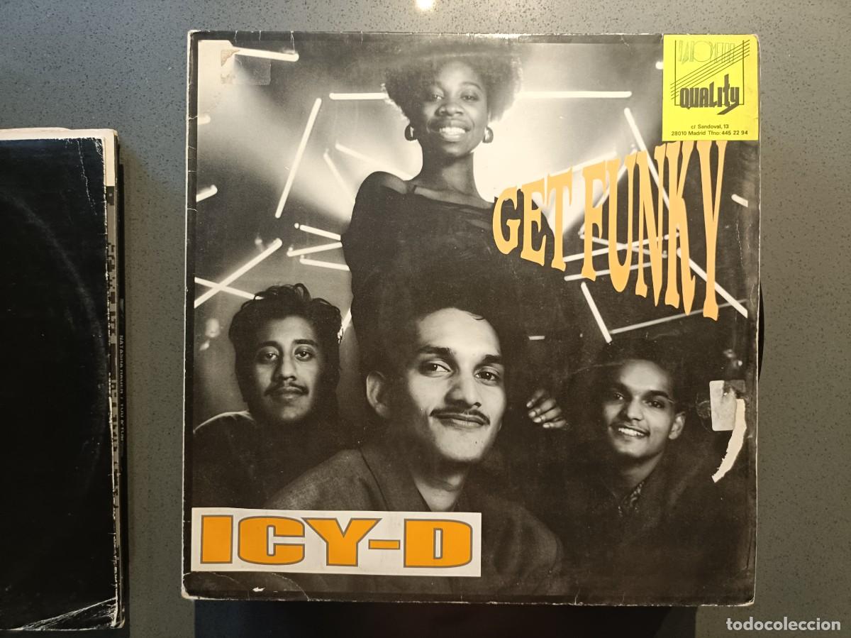 Discos de vinilo: Icy D. & Doc Daz - Get Funky - Maxi Single 4U Records 1991