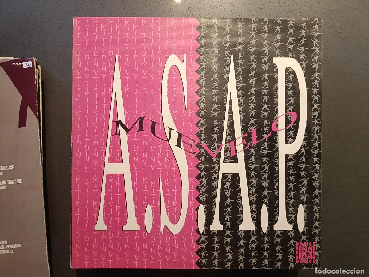 Discos de vinilo: A.S.A.P. - Mu&eacute;velo - Maxi Single Discos &Eacute;nfasis 1992