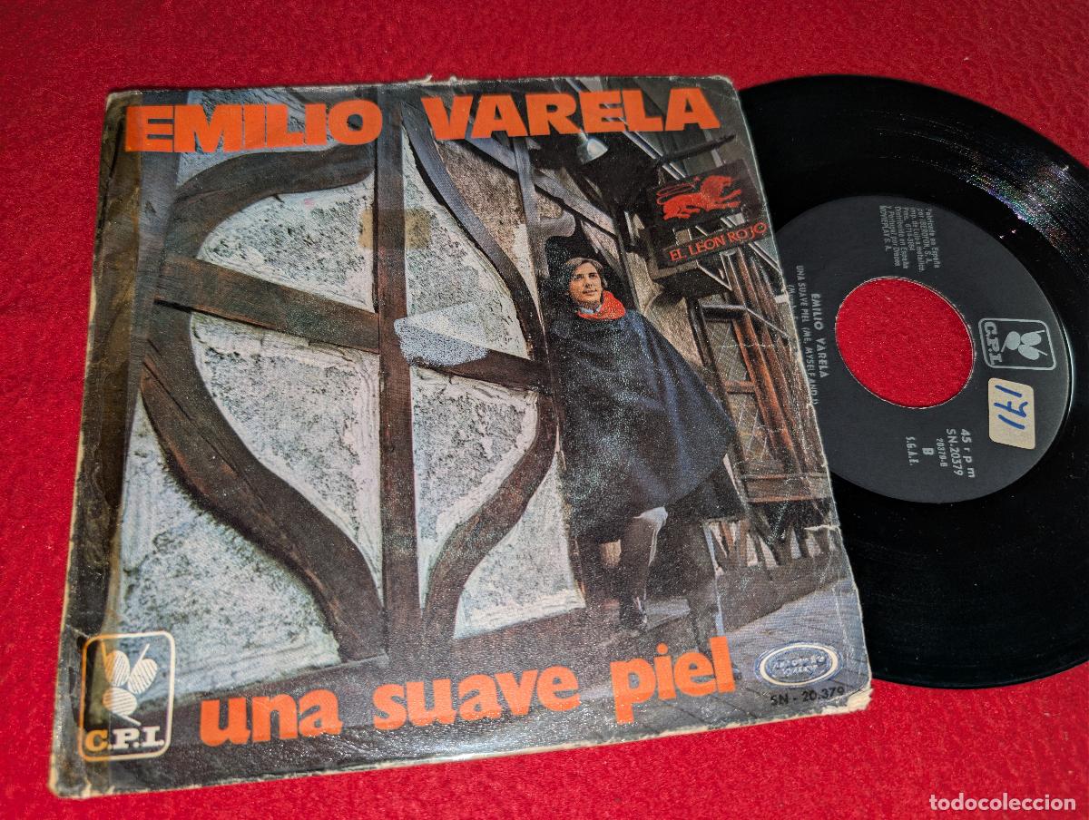 Vinyl-Schallplatten: EMILIO VARELA Una suave piel/Ojos verdes 7&rdquo; SINGLE 1970 CPI
