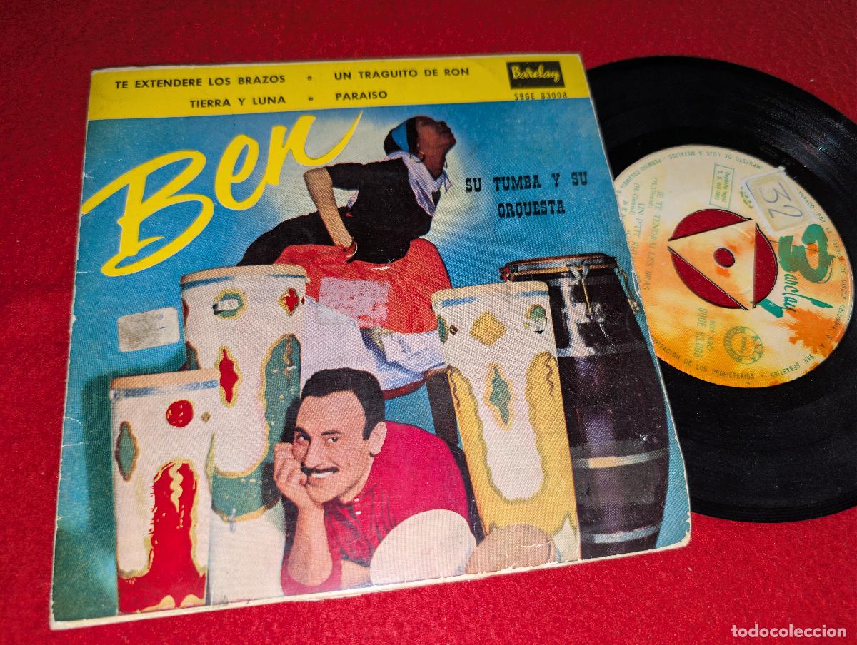 Discos de vinilo: BEN SU TUMBA Y SU ORQUESTA Je te tendrai les bras/Un p'tit rhum +2 EP 7'' 1962 ESPA&Ntilde;A SPAIN