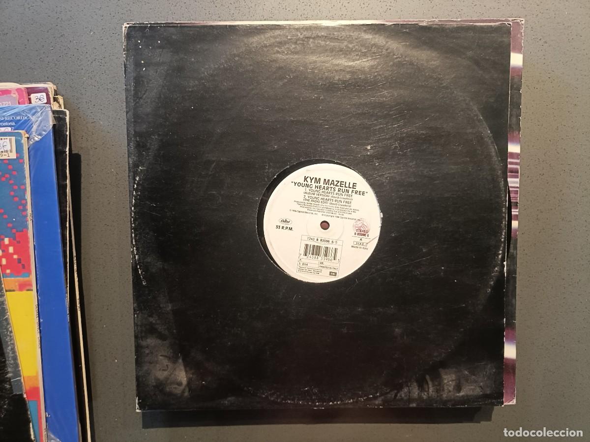 Discos de vinilo: Kym Mazelle - Young Hearts Run Free - Maxi Single Capitol Records 1996