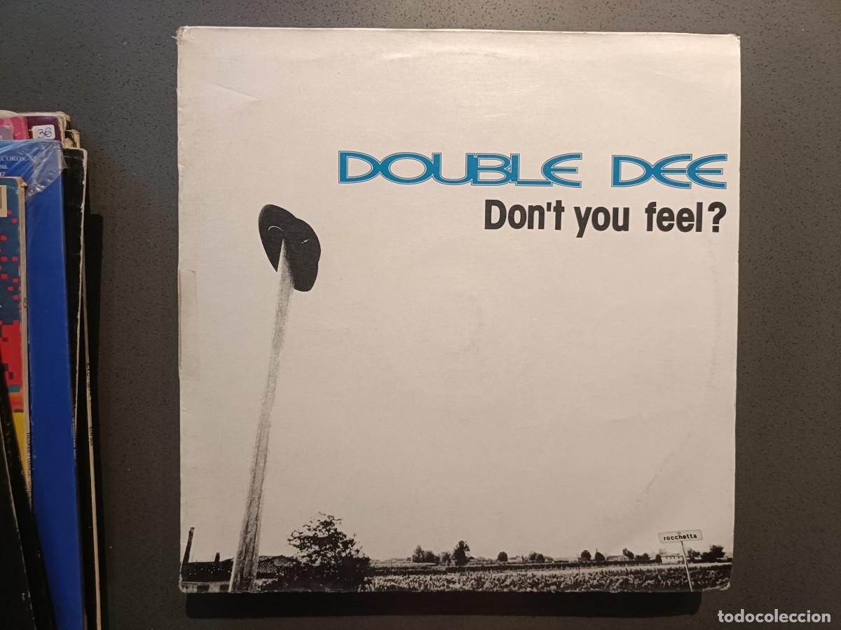 Discos de vinilo: Double Dee - Don&acute;t You Feel? - Maxi Single sello Blanco y Negro 1991