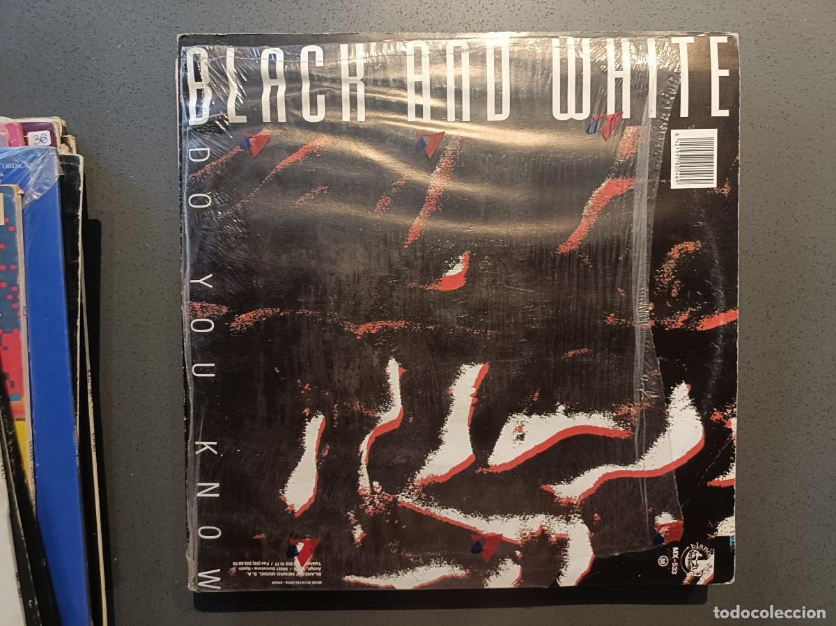 Discos de vinilo: Black And White - Do you know - Maxi Single sello Blanco y Negro 1994