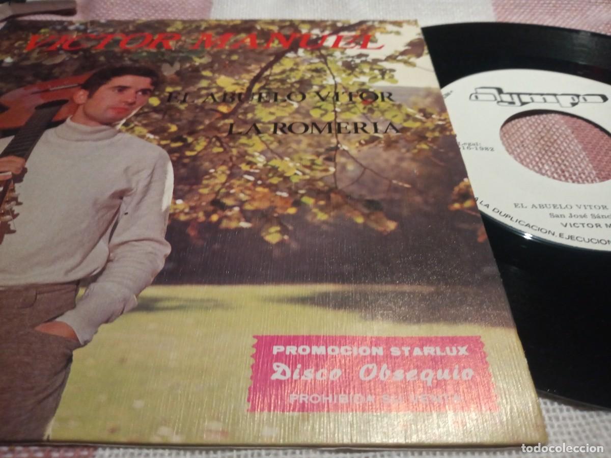 Discos de vinilo: V&Iacute;CTOR MANUEL - EL ABUELO V&Iacute;CTOR - SINGLE.