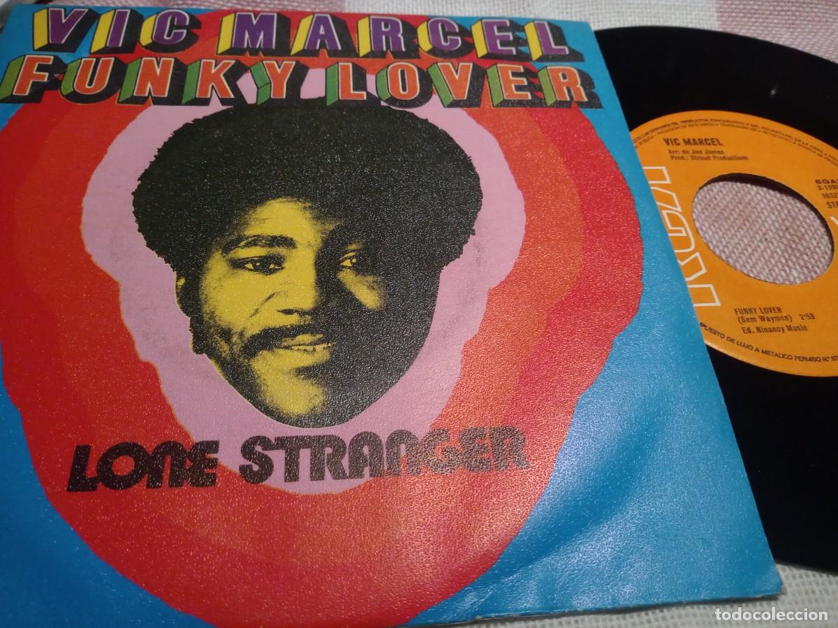 Discos de vinilo: VIC MARCEL - FUNKY LOVER - SINGLE. - Foto 1
