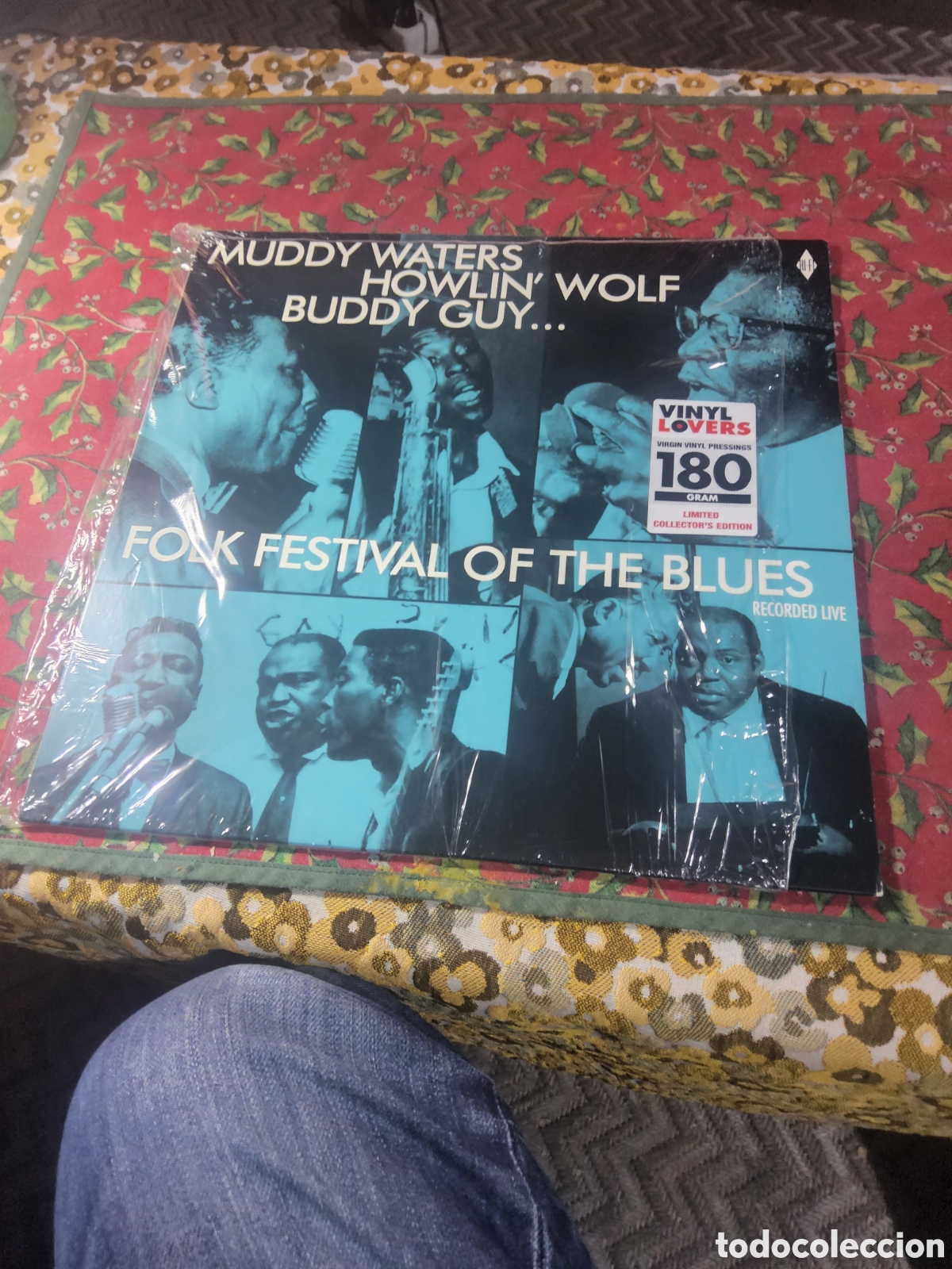 Discos de vinilo: Muddy Waters, Howlin Wolf, Buddy Guy Folk Festival Of Blues live 180 gr