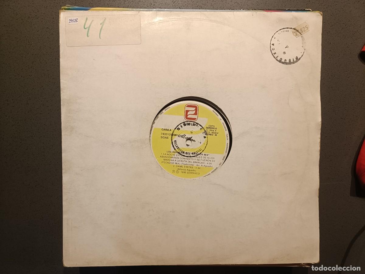 Discos de vinilo: Los Inhumanos - Pecador Mix - Maxi Single sello Zafiro 1995