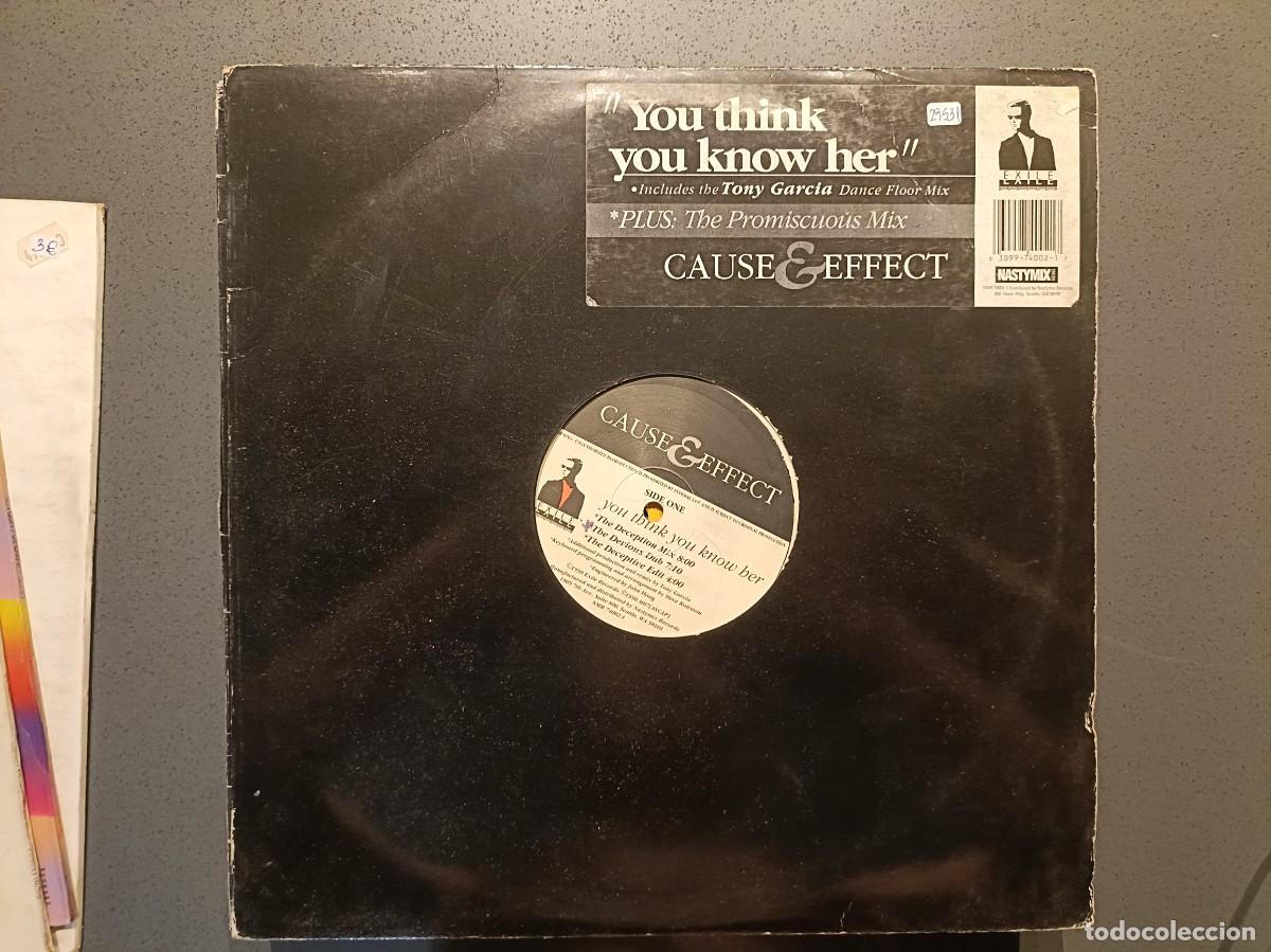 Discos de vinilo: Cause & Efect - You Think You Know Her - Maxi Single Exile Records 1990