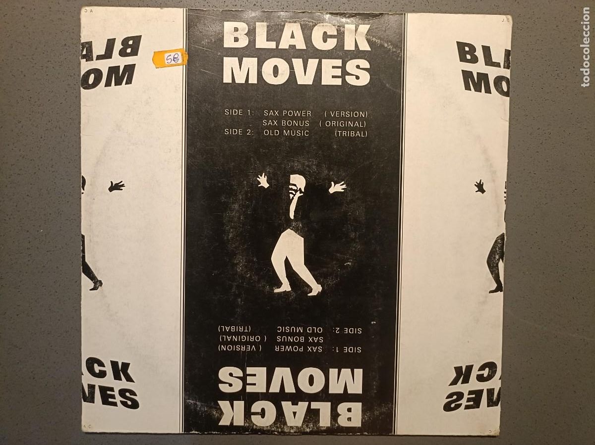 Discos de vinilo: Black Moves - Sax Power / Old Music - Maxi Single 1993
