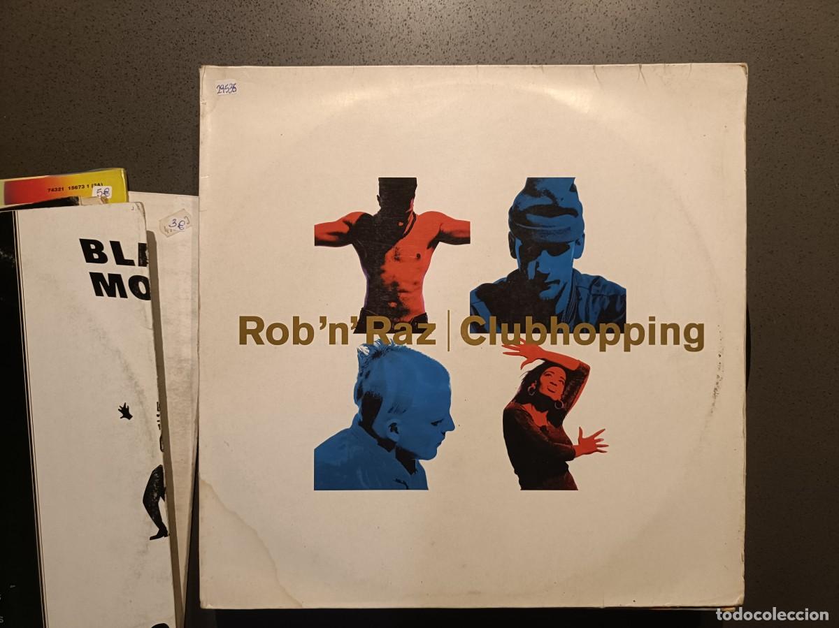 Discos de vinilo: Rob&acute;n&acute;Raz - Clubhopping - Maxi Single sello WEA 1993