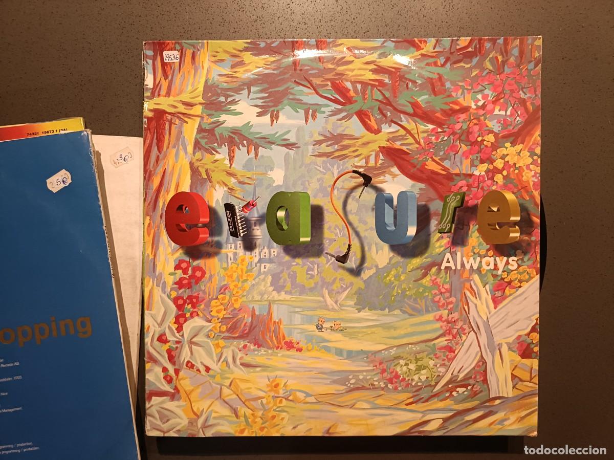 Discos de vinilo: Erasure - Always - Maxi Single Mute Records 1994 - Foto 1