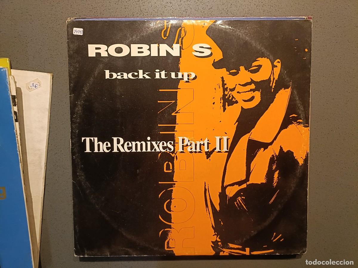 Discos de vinilo: Robin S - Back It Up - The Remixes Part II - Maxi Single sello D-Vision 1994
