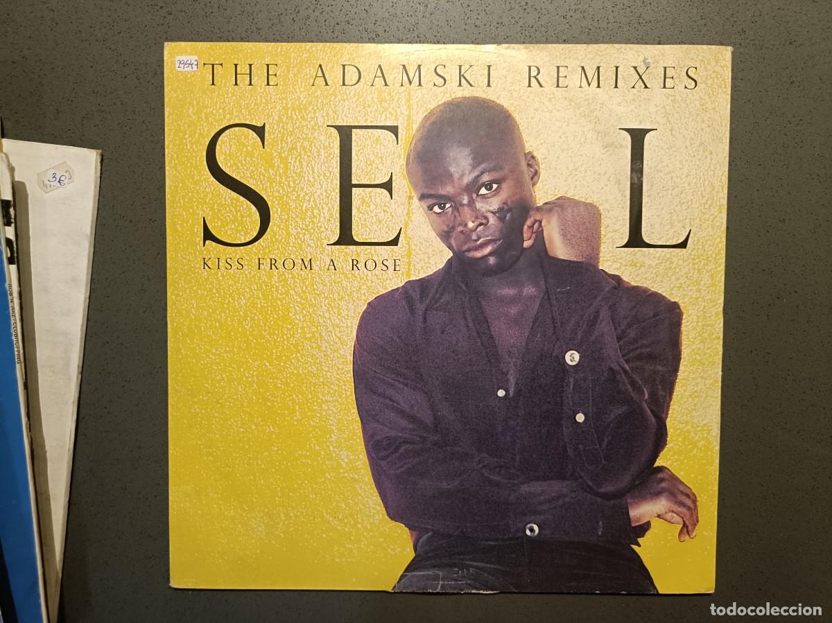 Discos de vinilo: Seal &ndash; Kiss From A Rose (The Adamski Remixes) - Maxi Single sello ZIT 1994
