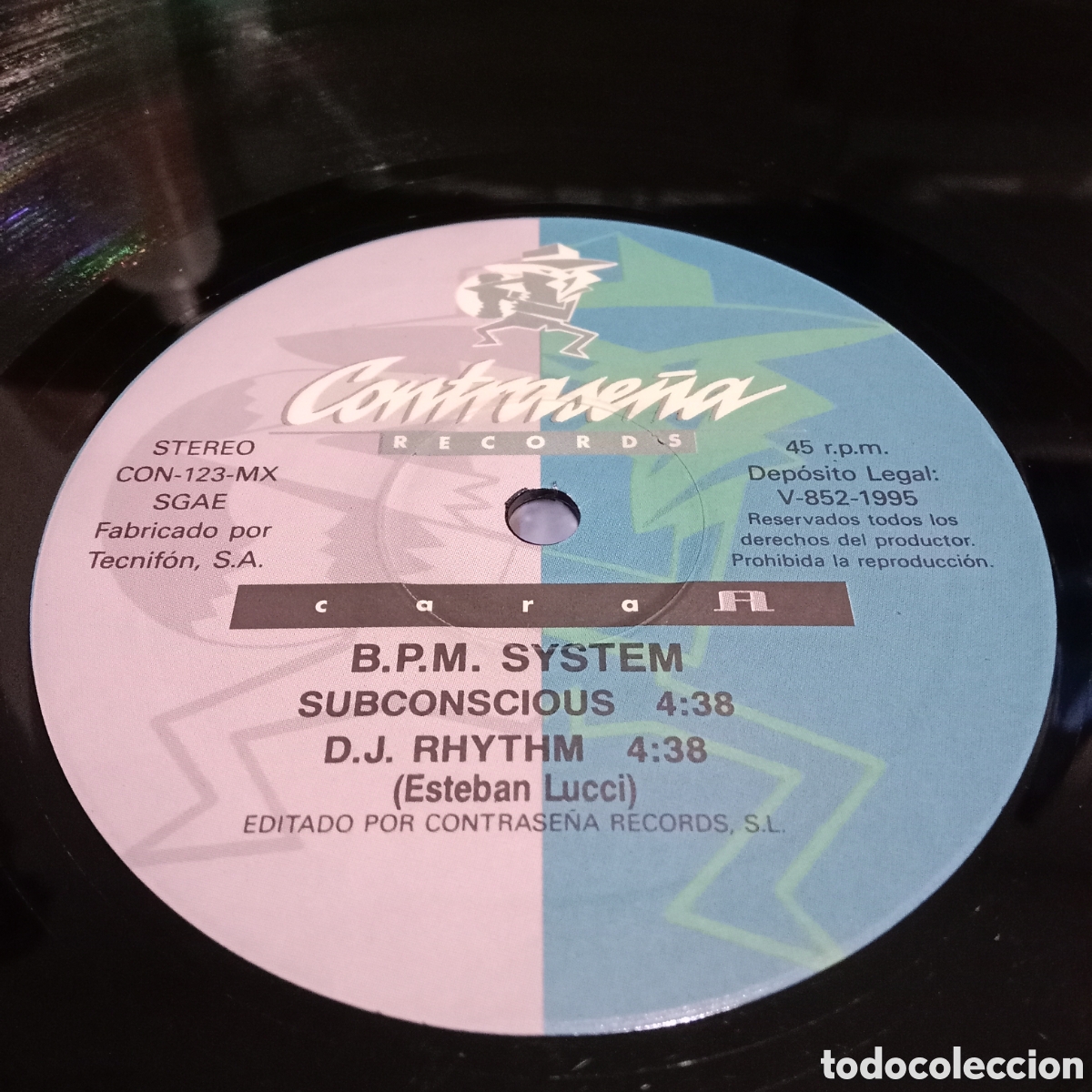 Discos de vinilo: B.P.M. SYSTEM - SUBCONSCIOUS - MAXI-SINGLE 12&rdquo; - Foto 3