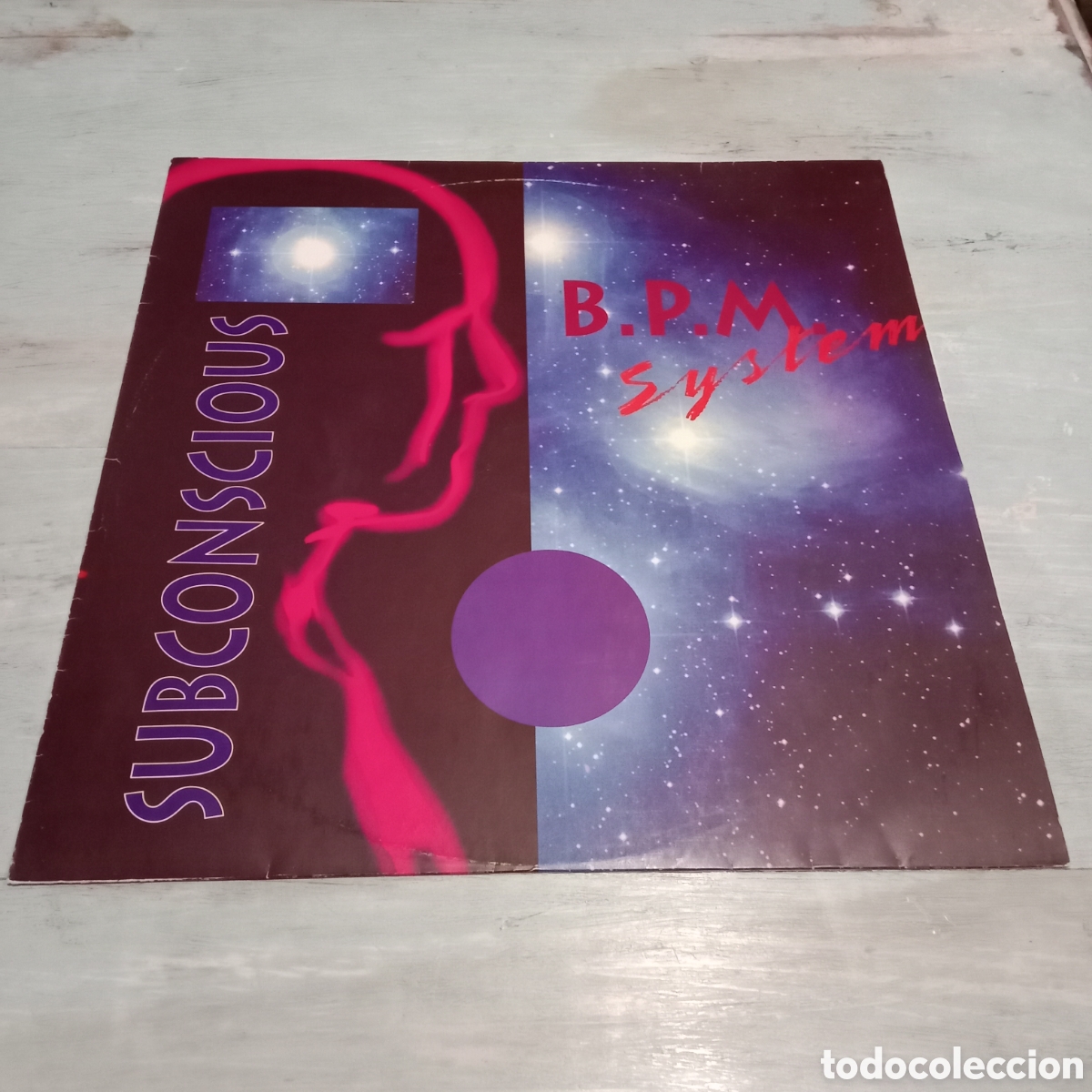 Discos de vinilo: B.P.M. SYSTEM - SUBCONSCIOUS - MAXI-SINGLE 12&rdquo;
