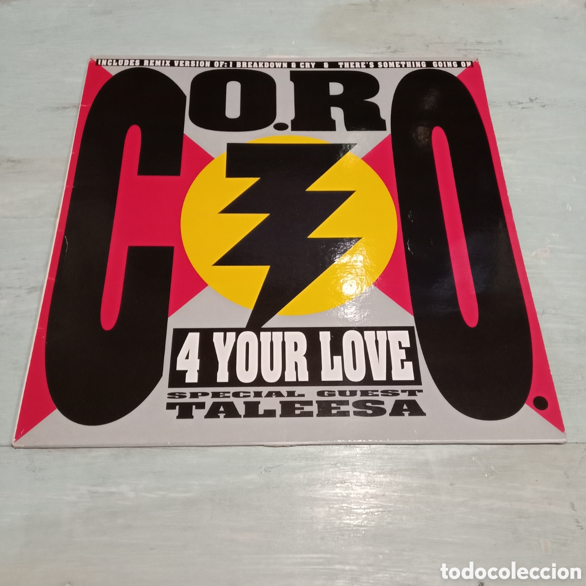 Discos de vinilo: CO.RO. SPECIAL GUEST TALEESA - 4 YOUR LOVE - MAXI-SINGLE 12'