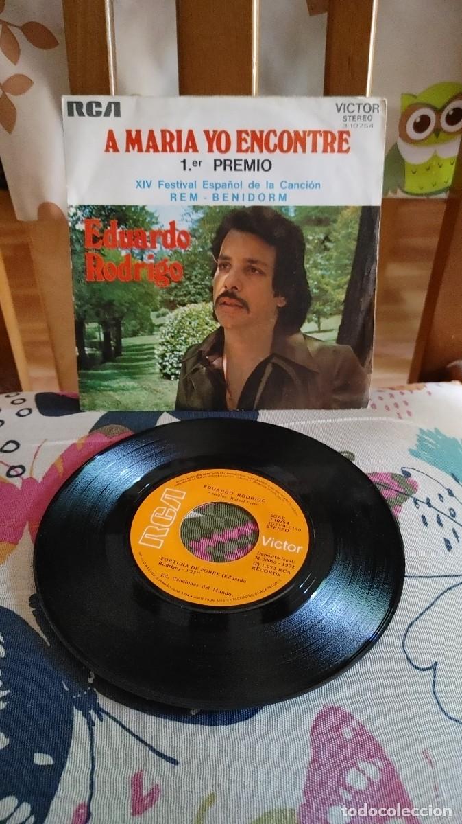 Discos de vinilo: EDUARDO RODRIGO-SINGLE A MARIA YO ENCONTRE