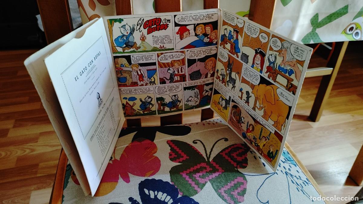 Discos de vinilo: EL GATO CON BOTAS-SINGLE DISCO CUENTO - Foto 2
